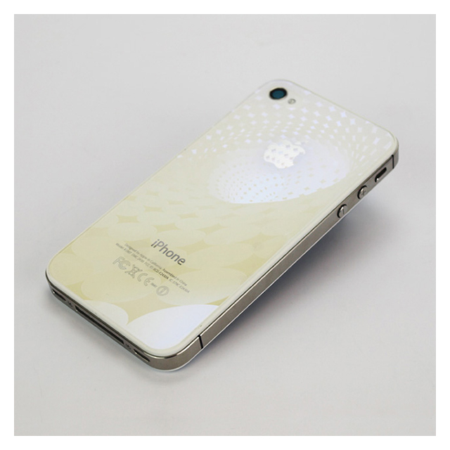 【iPhone4S/4 フィルム】SKY BRIGHT BLUE protector film for iPhone4S/4(spiral holographic)サブ画像