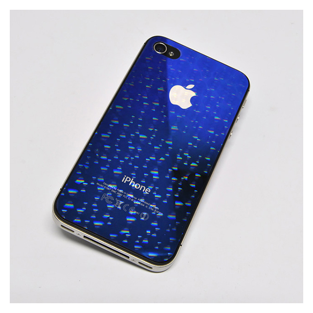 【iPhone4S/4 フィルム】SKY BRIGHT BLUE protector film for iPhone4S/4(bubble holographic)goods_nameサブ画像