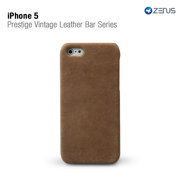 【iPhoneSE(第1世代)/5s/5 ケース】Prestige Vintage Leather Bar (Vintage Brown)サブ画像