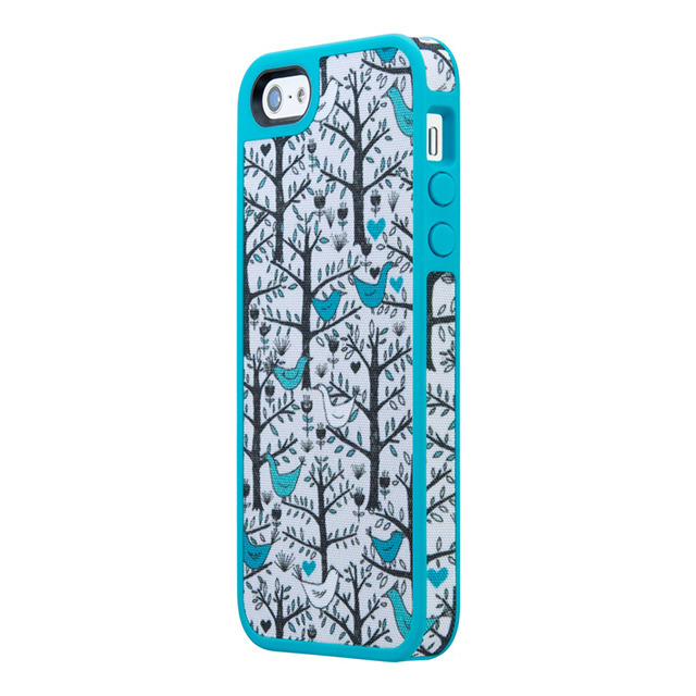 【iPhone5s/5 ケース】FabShell for iPhone5s/5 LoveBirds Teal