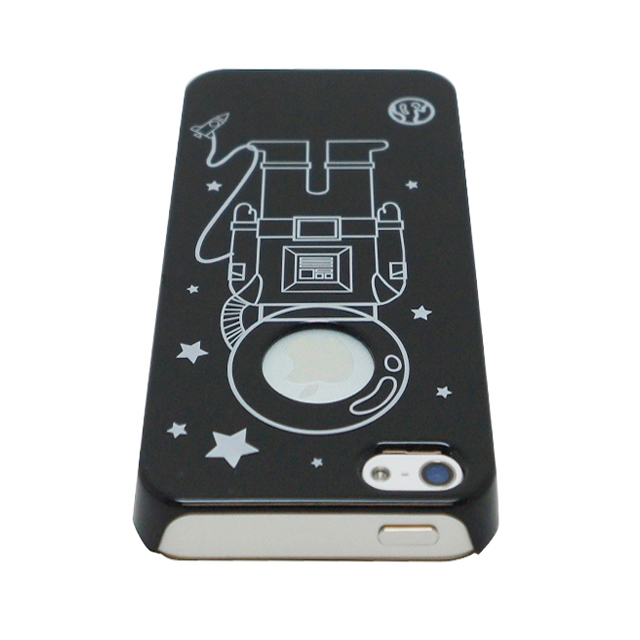 【iPhone5s/5 ケース】icover iPhone5s/5用ケース DESIGN  BLACK(アストロナート)サブ画像