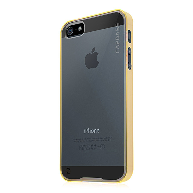 【iPhoneSE(第1世代)/5s/5 ケース】Soft Jacket Fuze DS Clear / Clear Yellow