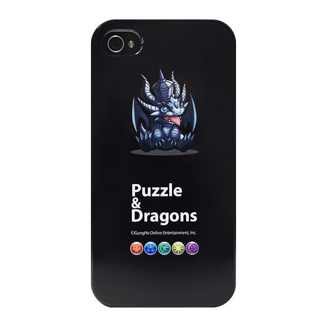 【限定】【iPhone4S/4 ケース】「パズル＆ドラゴンズ」オリジナルケース for iPhone4S/4 Black