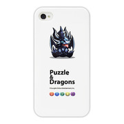 【限定】【iPhone4S/4 ケース】「パズル＆ドラゴンズ」オリジナルケース for iPhone4S/4 White