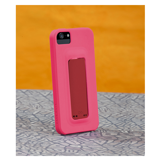 【iPhoneSE(第1世代)/5s/5 ケース】Snap Case (Lipstick Pink/Flame Red)サブ画像
