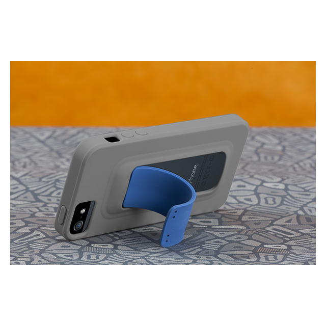 【iPhoneSE(第1世代)/5s/5 ケース】Snap Case (Titanium Grey/Marine Blue)サブ画像