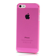 【iPhoneSE(第1世代)/5s/5 ケース】iPhone5 ポリカーボネートケース (ピンク)