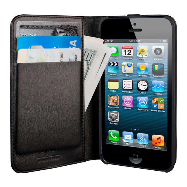 【iPhone5s/5 ケース】Axis Wallet for iPhone 5s/5  トリノブラックサブ画像