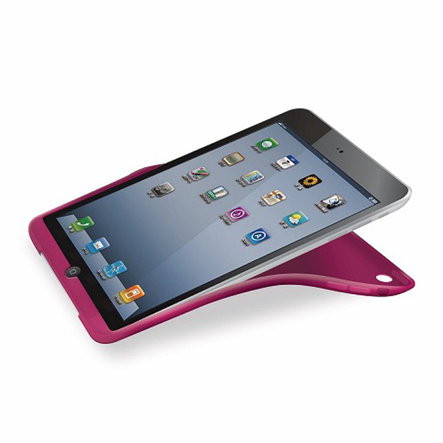 【iPad mini3/2/1 ケース】シリコンケース(ピンク)サブ画像