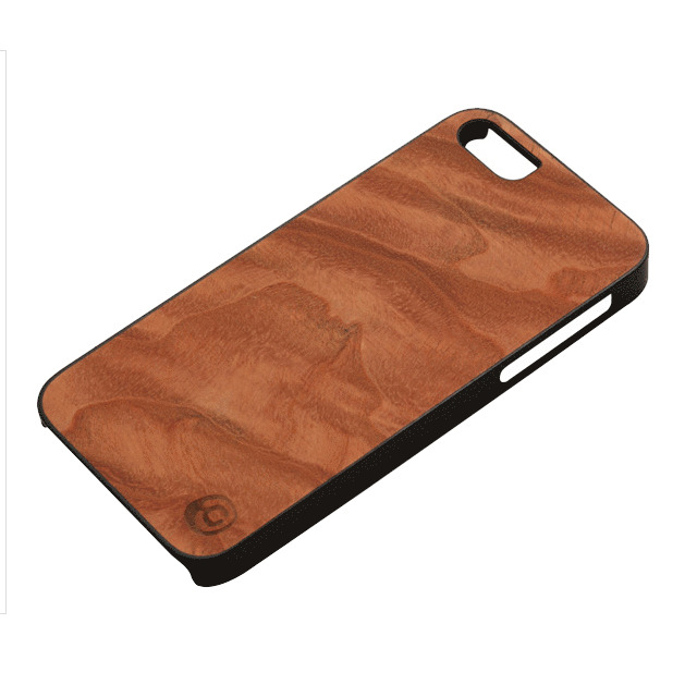 【iPhoneSE(第1世代)/5s/5 ケース】Real wood case Genuine Magma ブラックフレームサブ画像