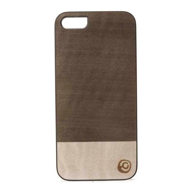 【iPhoneSE(第1世代)/5s/5 ケース】Real wood case Harmony Einstein ブラックフレーム