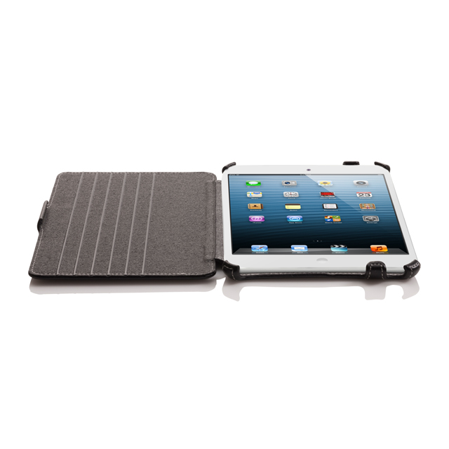 【iPad mini(第1世代) ケース】Vuscape Protective Case ＆ Stand - Leather Blackサブ画像