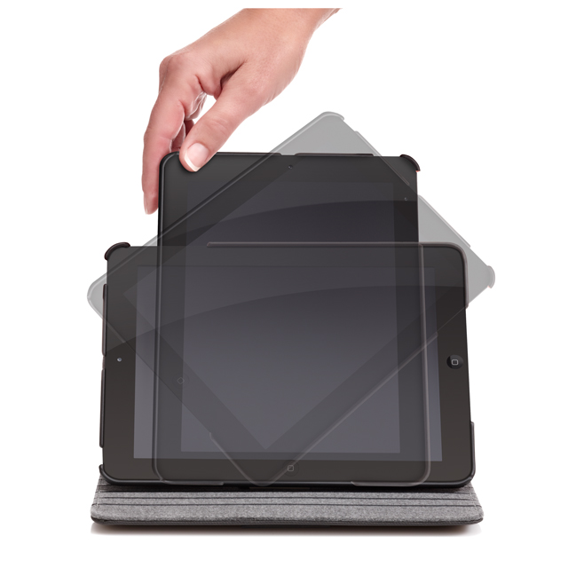 【iPad mini(第1世代) ケース】Versavu 360 Rotating Protective Case ＆ Stand - Blackgoods_nameサブ画像