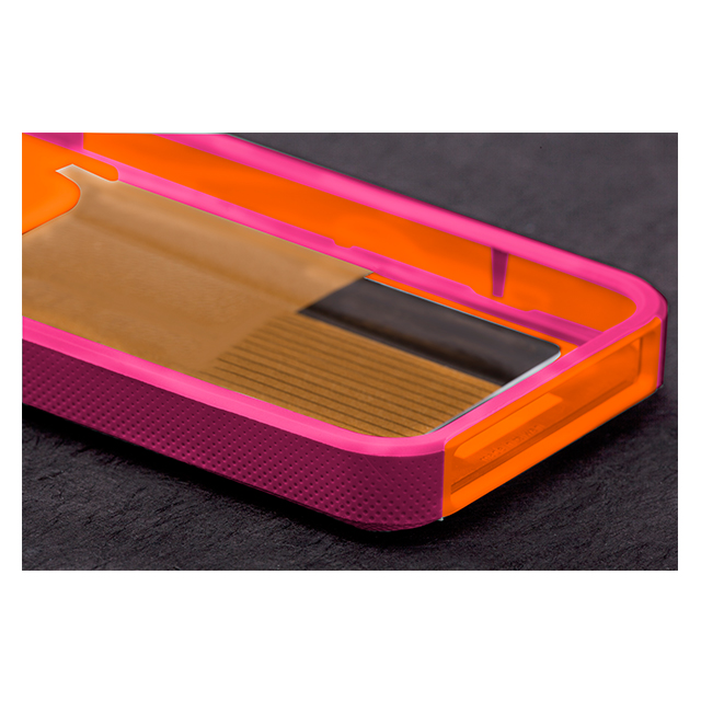 【iPhoneSE(第1世代)/5s/5 ケース】POP! ID Case, Tangerine Orange/Lipstick Pinkサブ画像
