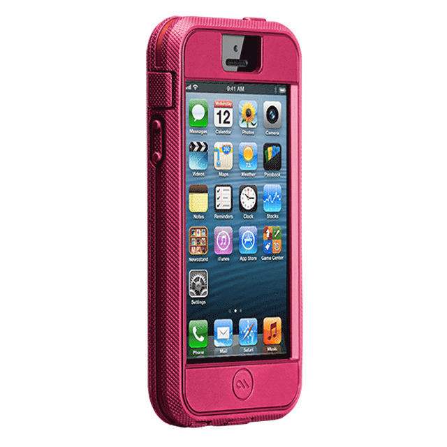 【iPhone5 ケース】iPhone 5 Tough Xtreme Case, Lipstick Pink/Flame Redgoods_nameサブ画像