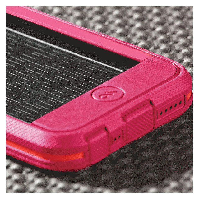 【iPhone5 ケース】iPhone 5 Tough Xtreme Case, Lipstick Pink/Flame Redサブ画像