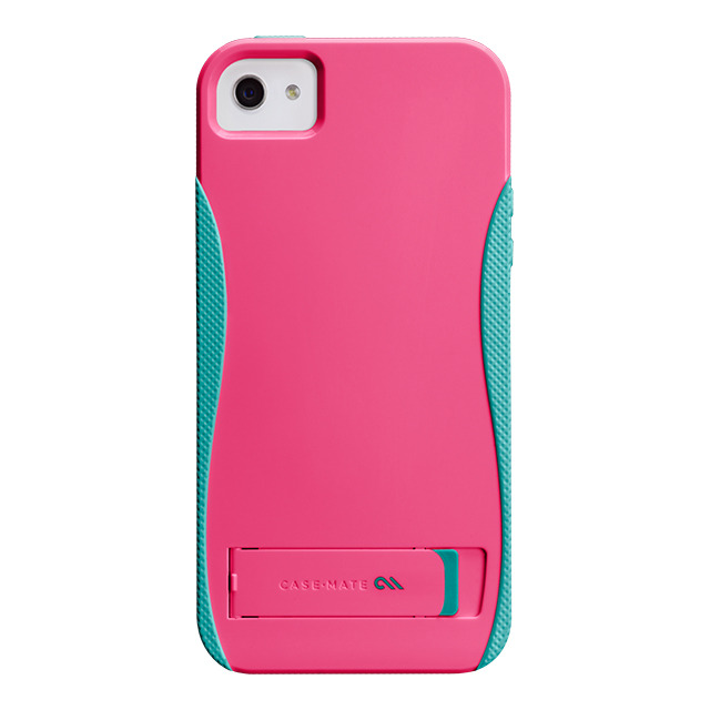 【iPhoneSE(第1世代)/5s/5 ケース】POP! with Stand Case (Lipstick Pink/Pool Blue)