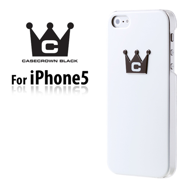 【iPhone5 ケース】CASECROWN iPhone5 Corset (WHITE-BLACK)サブ画像