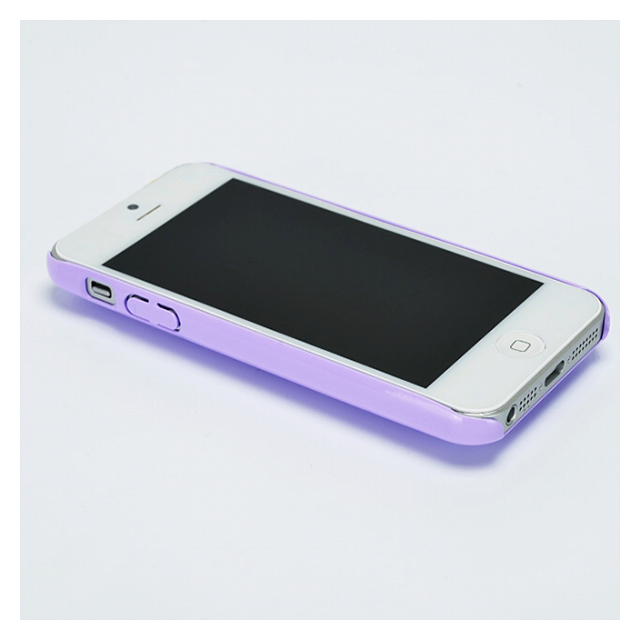 【iPhone5s/5 ケース】ICカード内部収納型ケース『LOCO High Glossy Case』(ライラック)サブ画像