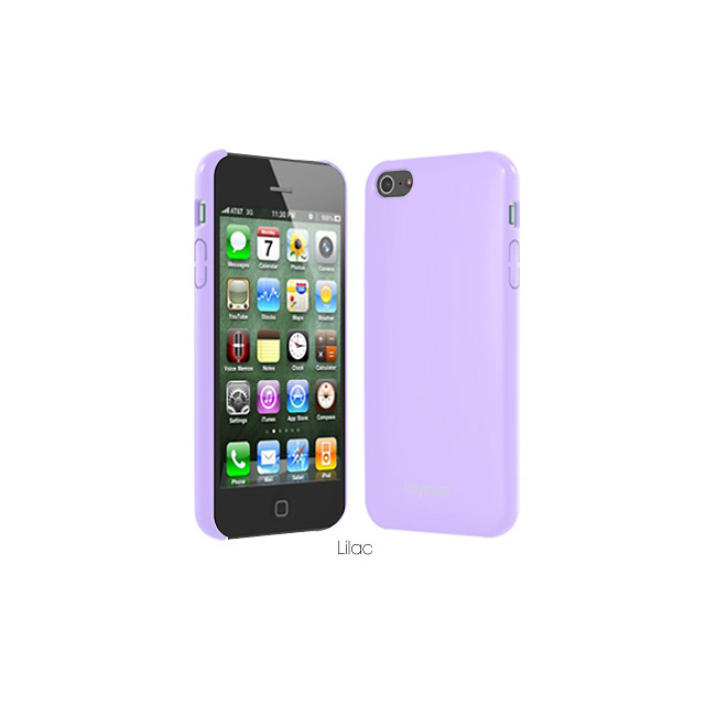 【iPhone5s/5 ケース】ICカード内部収納型ケース『LOCO High Glossy Case』(ライラック)サブ画像