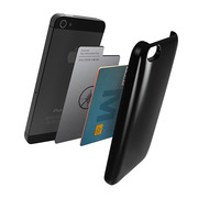 【iPhone5s/5 ケース】ICカード内部収納型ケース『LOCO High Glossy Case』(ブラック)