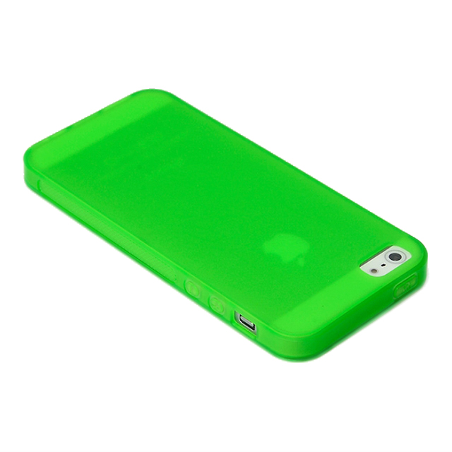 【iPhone5s/5 ケース】防塵ソフトケース『Dustproof Smooth Cover』(グリーン)サブ画像