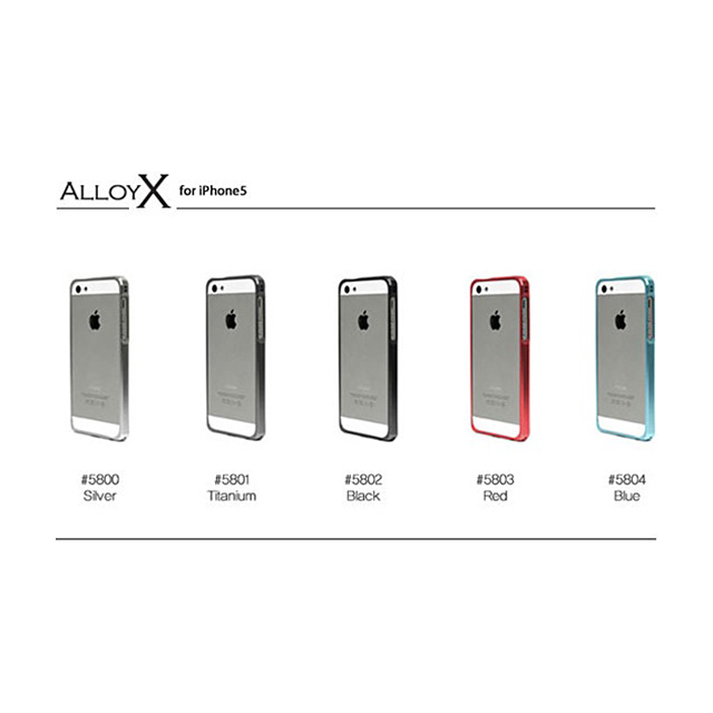 【iPhoneSE(第1世代)/5s/5 ケース】Alloy X (Silver)サブ画像
