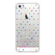【iPhone5s/5 ケース】rabbit dot case(液晶保護フィルム付き)