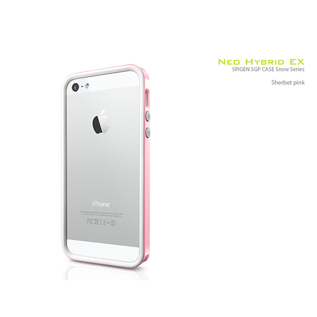 【iPhoneSE(第1世代)/5s/5 ケース】Neo Hybrid EX Snow Series (Sherbet Pink)サブ画像