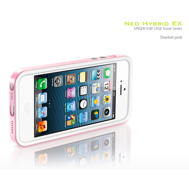 【iPhoneSE(第1世代)/5s/5 ケース】Neo Hybrid EX Snow Series (Sherbet Pink)goods_nameサブ画像