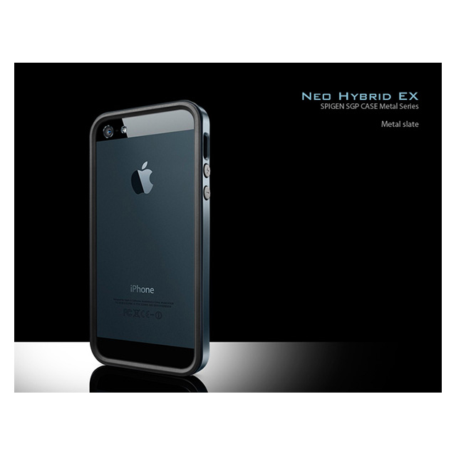 【iPhoneSE(第1世代)/5s/5 ケース】Neo Hybrid EX Metal Series (Metal Slate)サブ画像