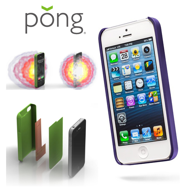 Iphone5 ケース ポングiphone5用電磁波対策ケース クラシックシリーズ パープル 画像一覧 Unicase