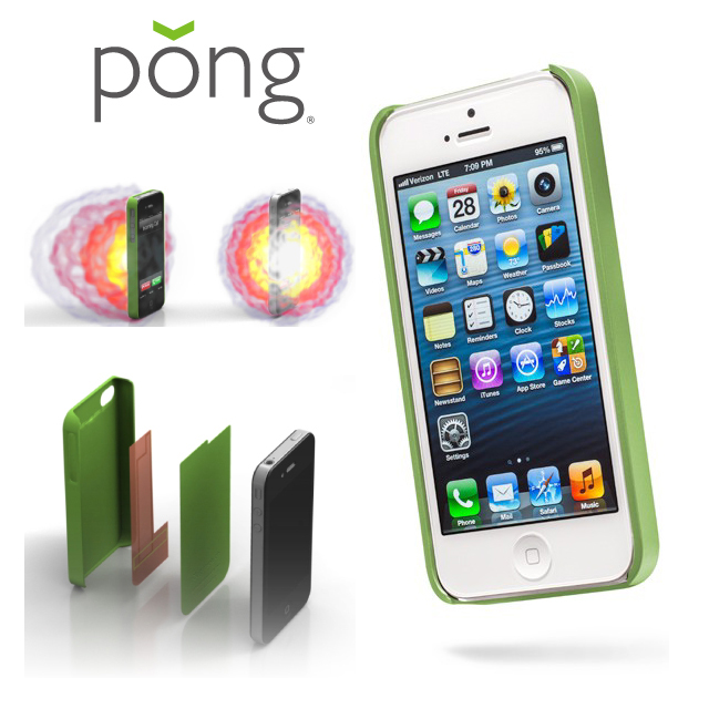 【iPhone5 ケース】ポングiPhone5用電磁波対策ケース クラシックシリーズ(グリーン)サブ画像