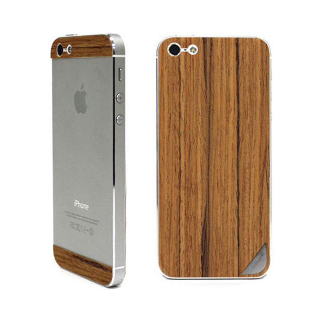 【iPhoneSE(第1世代)/5s/5 スキンシール】Naked Nature Collection (Teak)goods_nameサブ画像