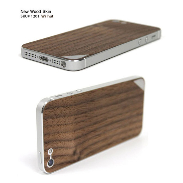 【iPhoneSE(第1世代)/5s/5 スキンシール】Naked Nature Collection (Walnut)goods_nameサブ画像