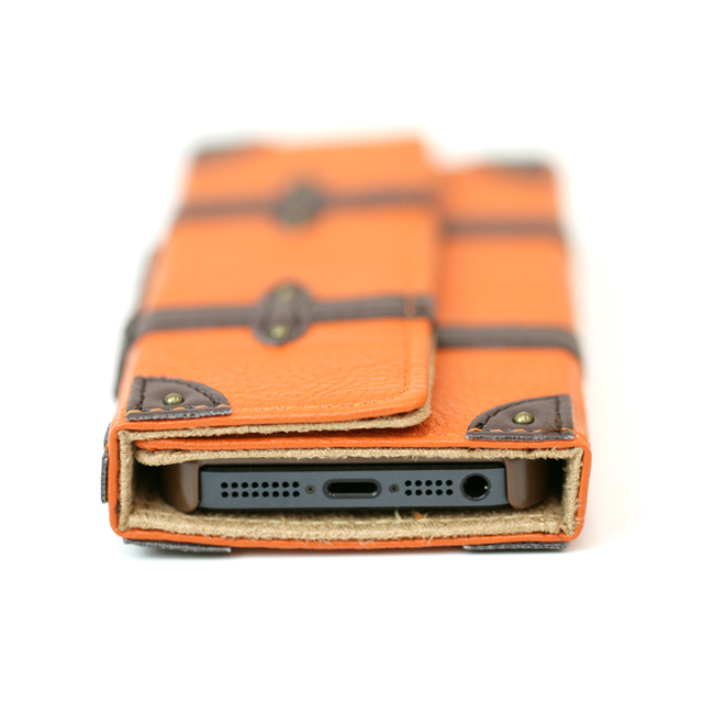 【iPhoneSE(第1世代)/5s/5 ケース】Trolley Case Full Cover (オレンジ)goods_nameサブ画像