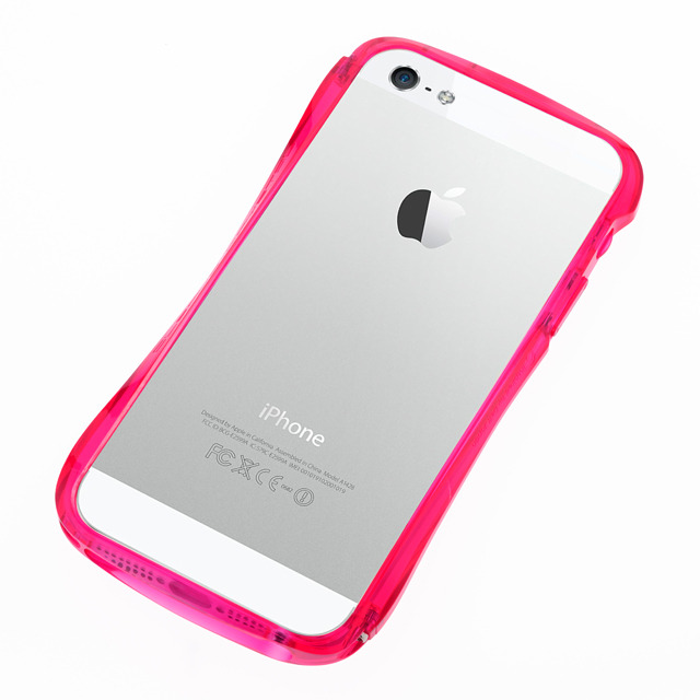 【iPhoneSE(第1世代)/5s/5 ケース】CLEAVE Bumper Crystal Edition (Passion Pink)