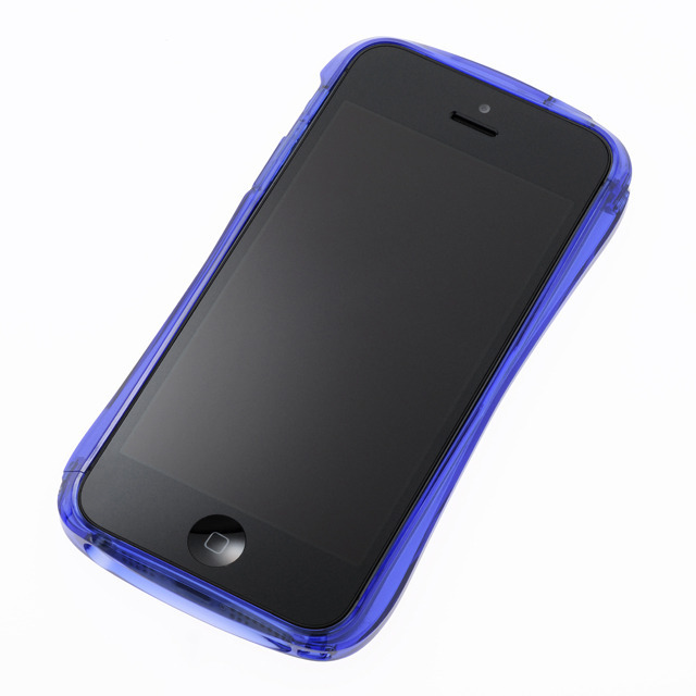【iPhoneSE(第1世代)/5s/5 ケース】CLEAVE Bumper Crystal Edition (Deep Blue Ocean)
