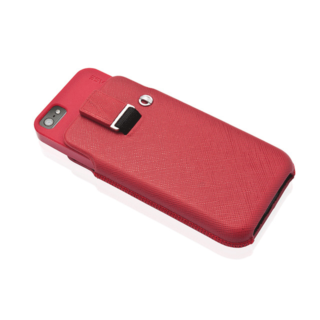 【iPhoneSE(第1世代)/5s/5 ケース】id Pocket Value Set Solid Red Xpose + Luxe XLサブ画像