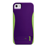 【iPhoneSE(第1世代)/5s/5 ケース】POP! with Stand Case (Violet Purple/Chartreuse Green)