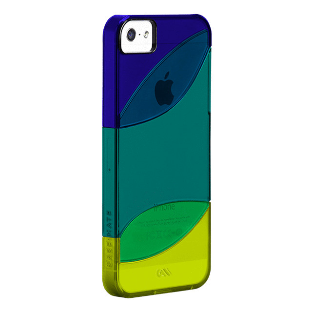【iPhoneSE(第1世代)/5s/5 ケース】Colorways Case (Marine Blue/Emerald Green/Chartreuse Green)サブ画像