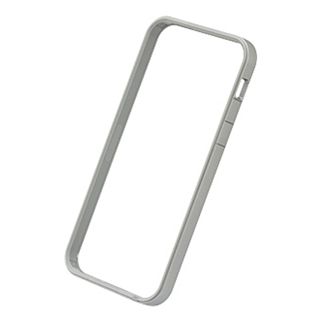 【iPhone5 ケース】フラットバンパーセット for iPhone5(シルバー＆ホワイト)サブ画像