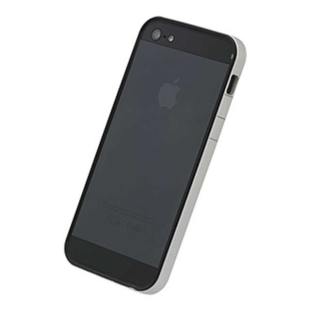 iPhone5 ケース】フラットバンパーセット for iPhone5(シルバー＆ブラック) パワーサポート | iPhoneケースは UNiCASE