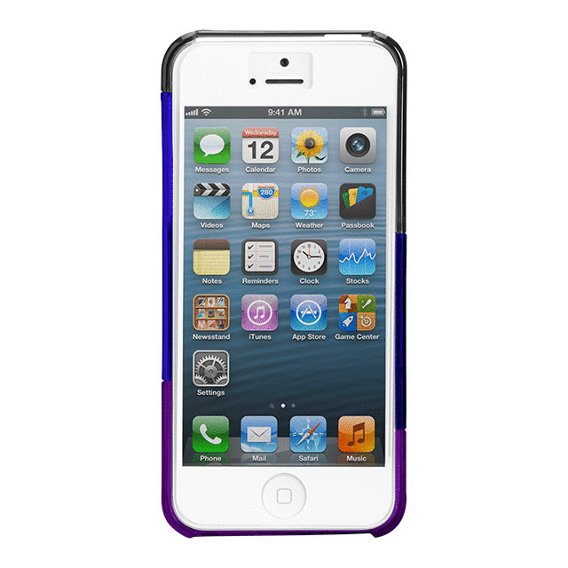 【iPhoneSE(第1世代)/5s/5 ケース】Colorways Case (Black/Marine Blue/Violet)サブ画像