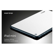 【iPad mini スキンシール】iPM Skin Guard Series Carbon White