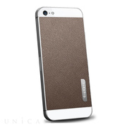 【iPhone5 スキンシール】SPIGEN SGP Case Skin Guard Series Leather Brown