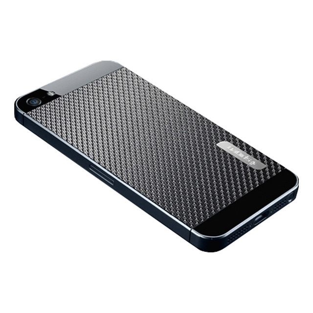 【iPhone5s/5 スキンシール】SPIGEN SGP Case Skin Guard Series Carbon Black