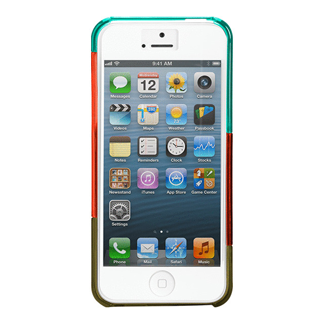 【iPhoneSE(第1世代)/5s/5 ケース】Colorways Case (Teal Blue/Orange/Sage Green)サブ画像