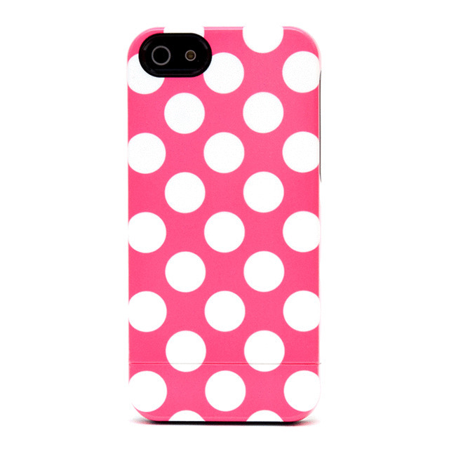 【iPhone5 ケース】Bright Pink Porka Dot for iPhone5