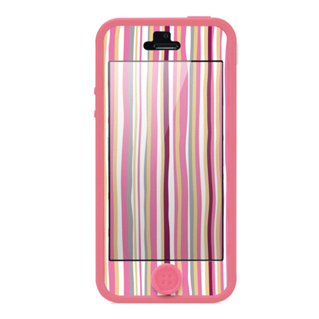 【iPhoneSE(第1世代)/5s/5 ケース】POPTUNE (Stripe Pink)サブ画像